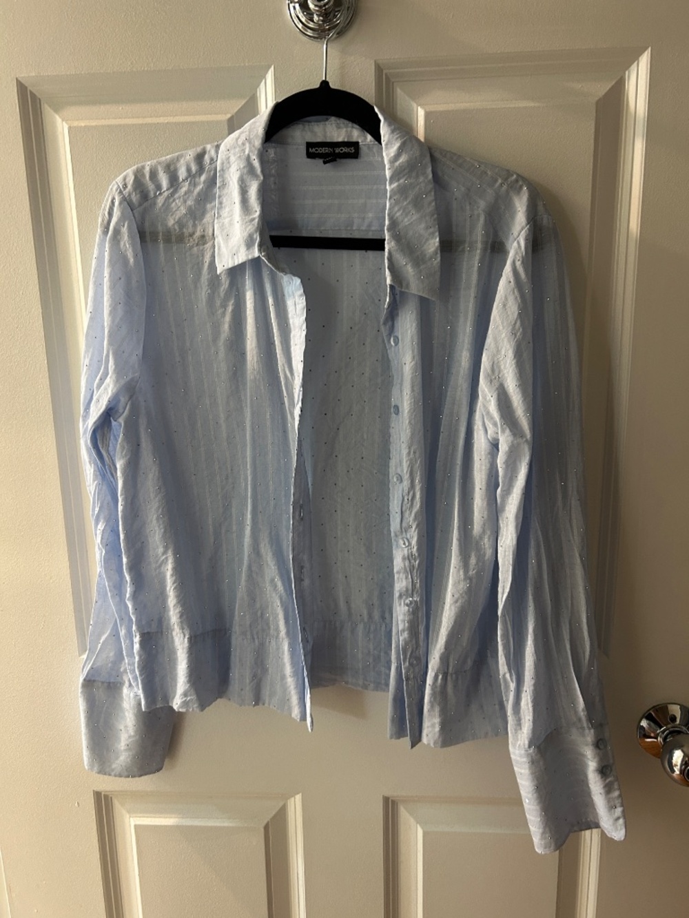 Sparkly button down - Picture 2 of 4